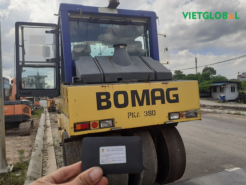 định vị máy lu