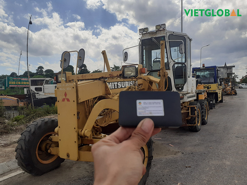 định vị máy ủi