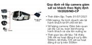 quy định lắp camera trên xe khách