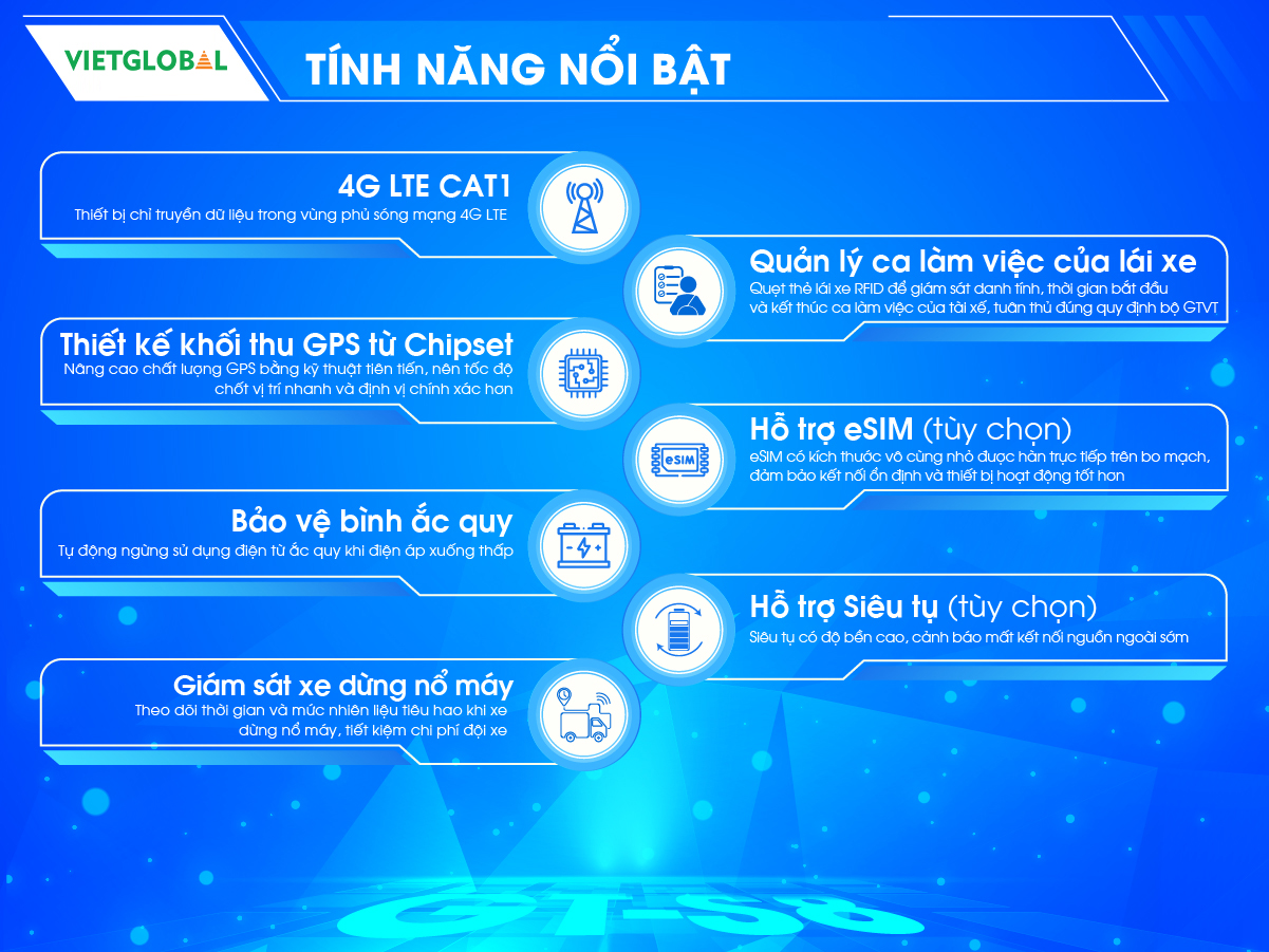 tính năng thiết bị