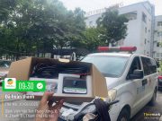 camera xe cứu thương bệnh viện nội tiết trung ương
