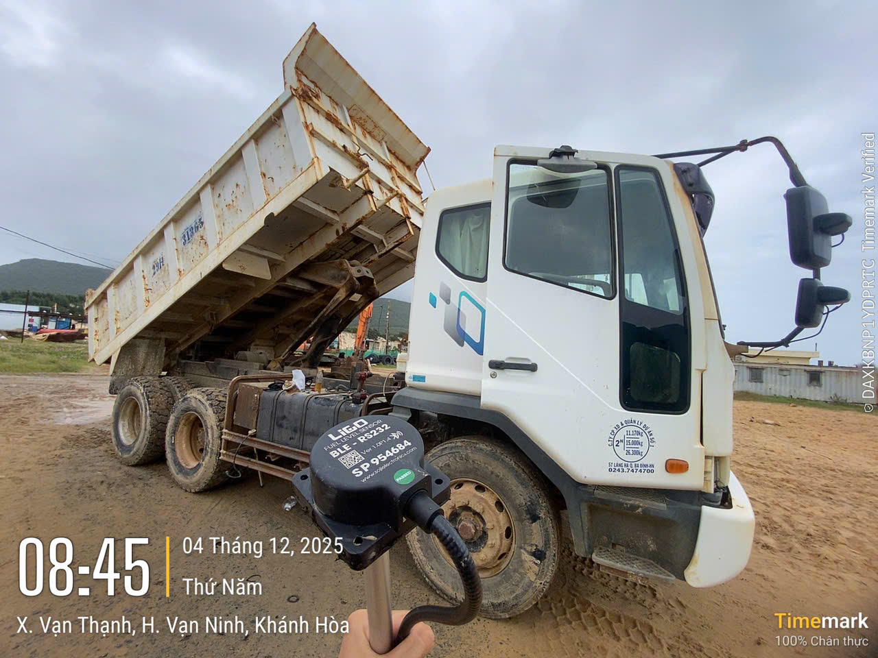 định vị cảm biến dầu