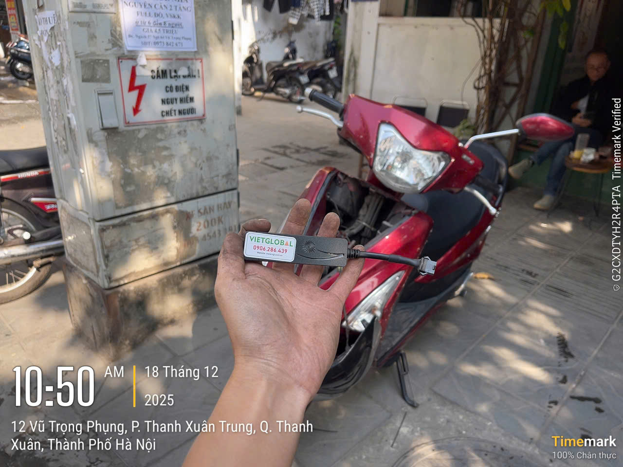 định vị xe máy